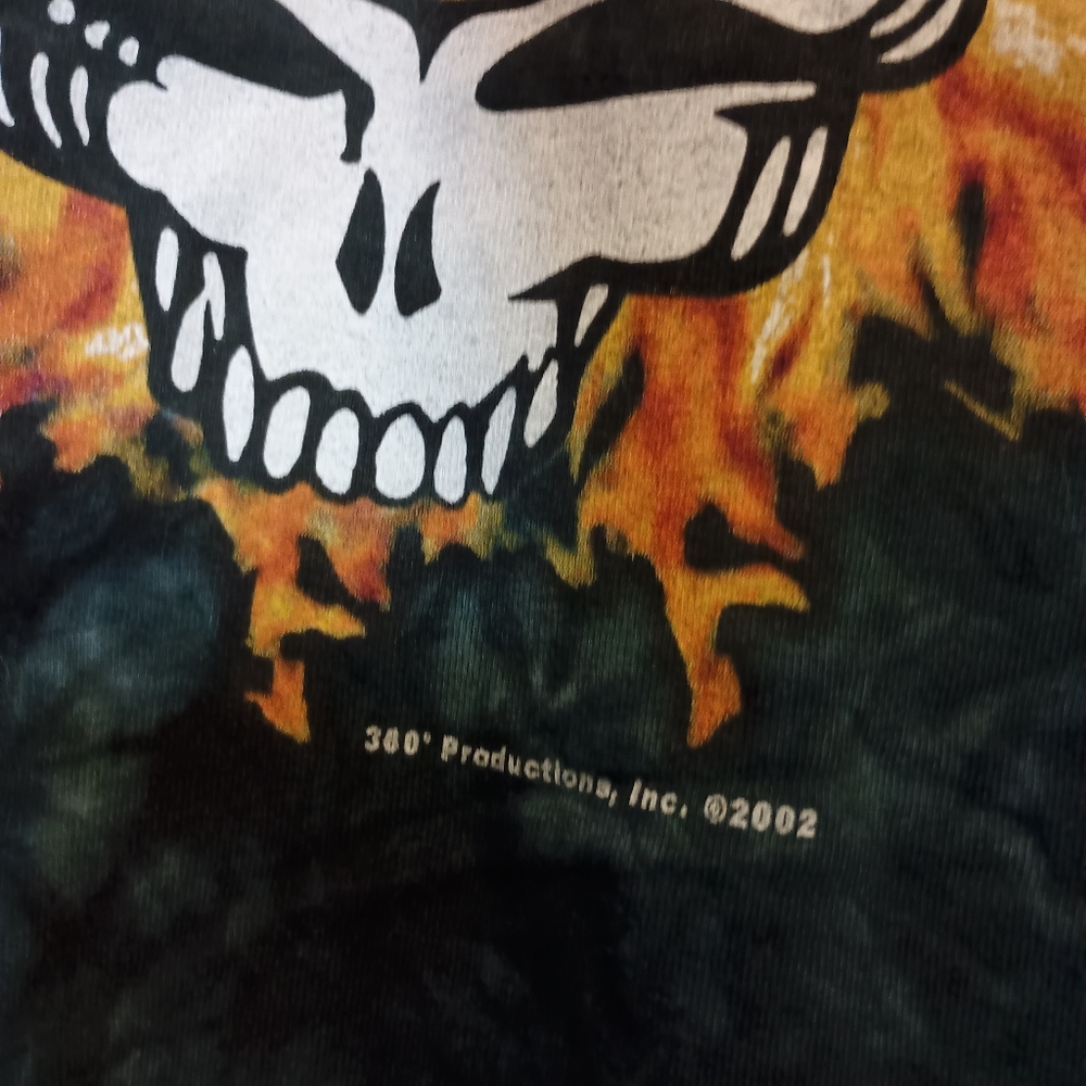 Vintage Sundog Grateful Dead Drummer Steal Your Face‎ Tie Dye Tee Large - Picture 3 of 6